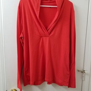 1x orange long sleeve unknown designer